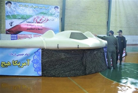 US Drone in Iran Hands