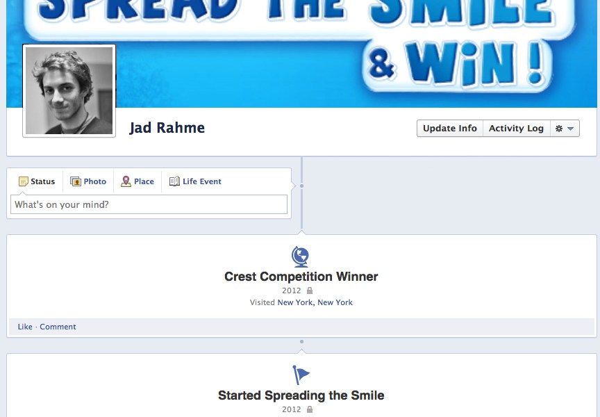 Crest Arabia Facebook Competition