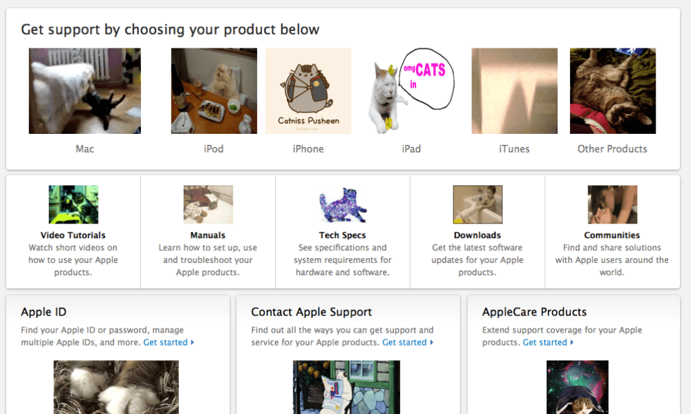 Apple Website Hacked Screenshot