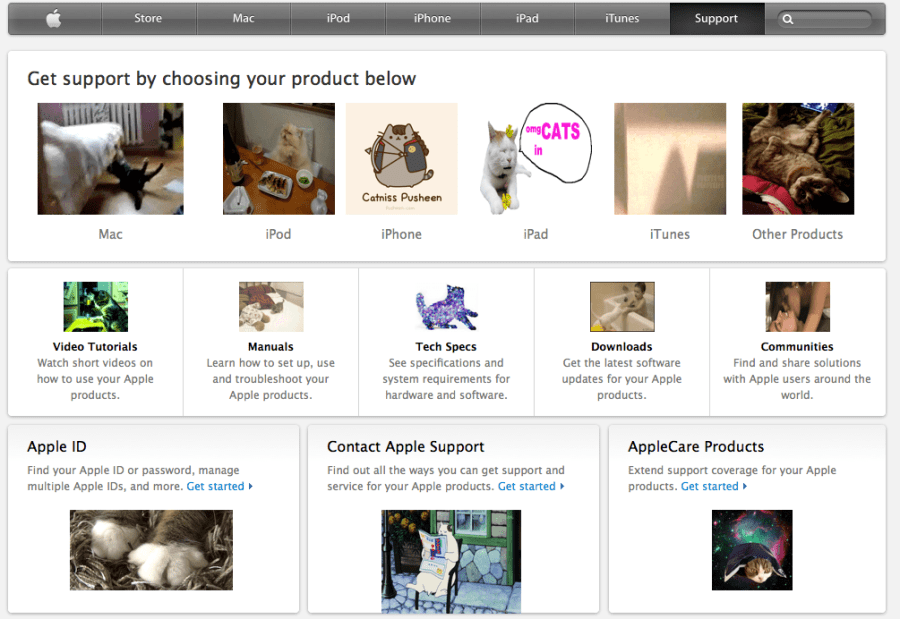 Apple Website Hacked Screenshot
