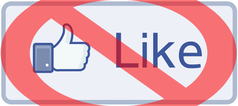 facebook like button restricted