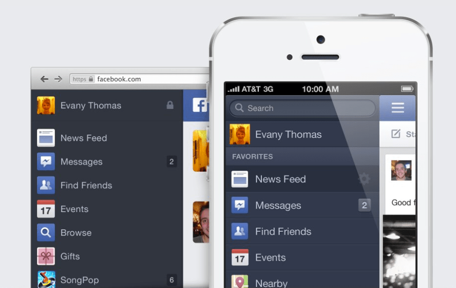 Facebook NewsFeed New Look 10