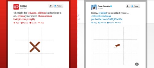 Oreo Kit Kat Tic Tac Toe