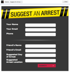 Suggest An Arrest Facebook
