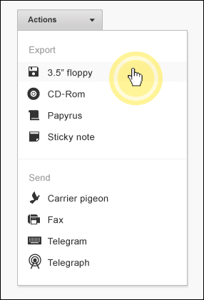 Google Analytics Export Options