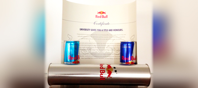 Red Bull AUB Graduation Gift Feature
