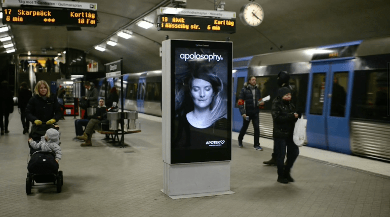 Apotek Hair Ad Subway