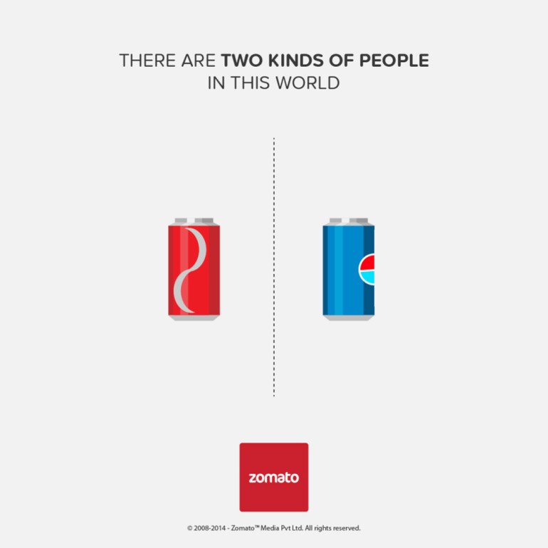 There Are Two Kinds Of People - Zomato