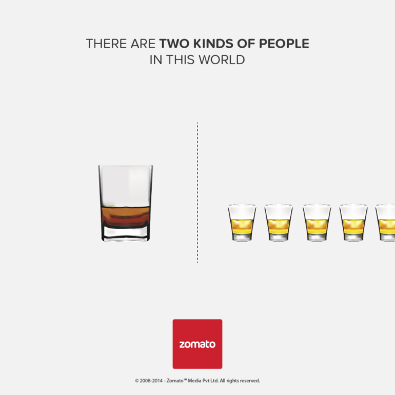There Are Two Kinds Of People - Zomato