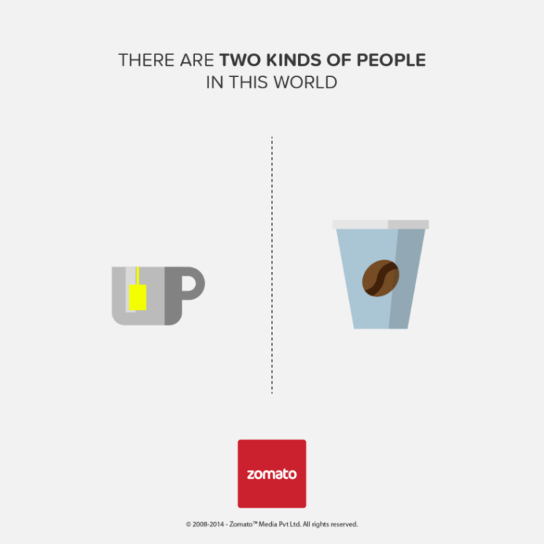 There Are Two Kinds Of People - Zomato
